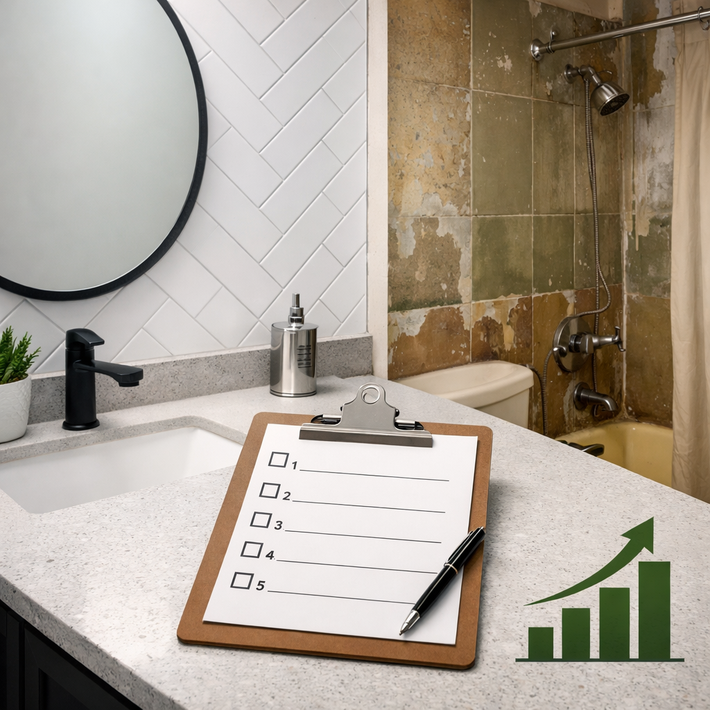 Bathroom Remodel Priorities: Expert-Approved Order for Maximum ROI