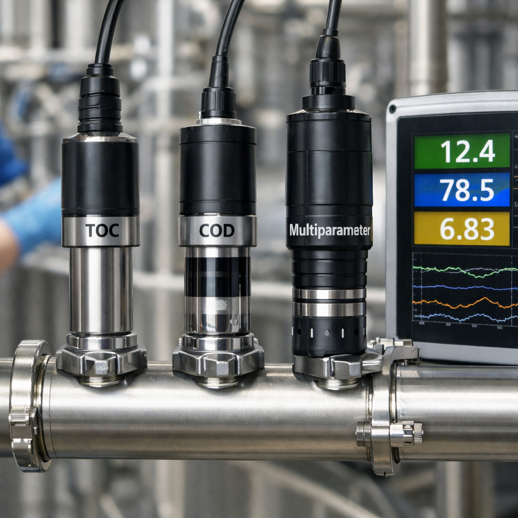 Compare TOC, COD, and Multiparameter Sensors for Manufacturing Effluents