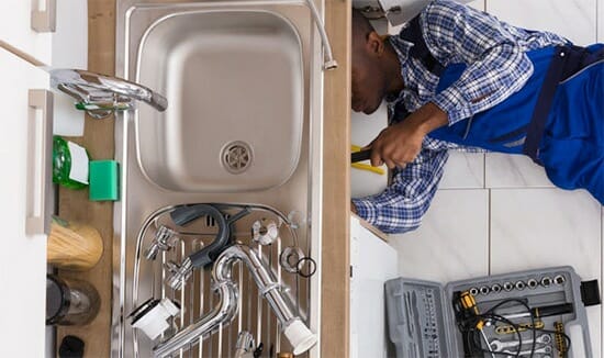 Fixing a leaky garbage disposal